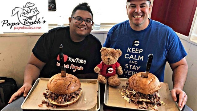 'Man V Food | Monstrous Pulled Pork Sandwich | Pigzilla | Randy Santel'