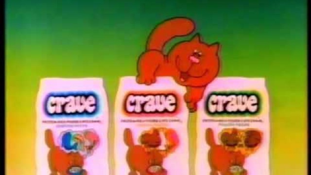 'Crave Cat Food Commercial from 1987'