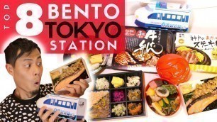 'Japan Train Bento Top 8 Must-Buy at Tokyo Station | Japanese Street Food Tour'