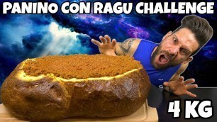 '4 KG DI PANINO AL RAGÙ ALLA BOLOGNESE CHALLENGE (Burger Challenge) - MAN VS FOOD - (Hype Premium)'