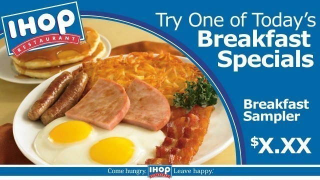 'Digital Signage for IHOP'