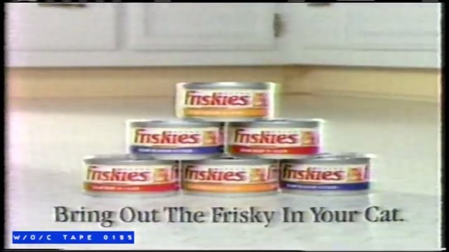 'Friskies Cat Food Commercial - 1990'