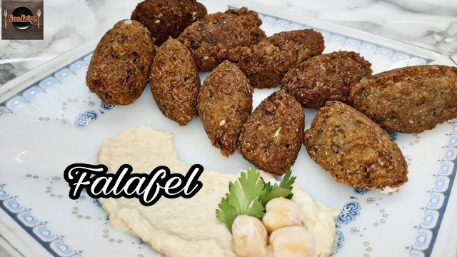 'Falafel || Foodicipe || How to make FALAFEL || Mediterranean || Chickpeas || Hummus || Easy&Quick ||'