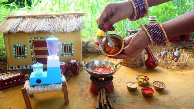 'Miniature Punjabi Chicken + Ghee Rice | Punjabi Chicken Recipe - Mini Foodkey'