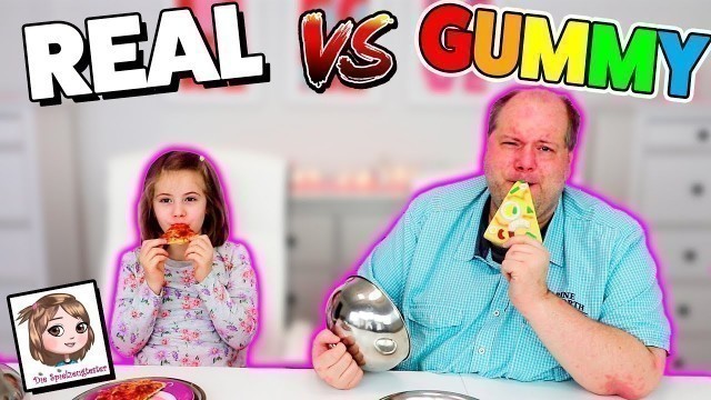 'REAL FOOD vs GUMMY Food! 