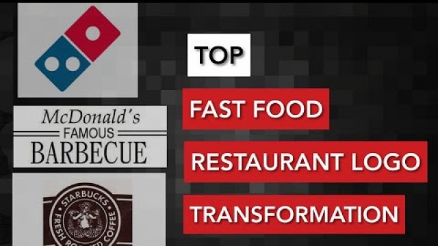 'Top Fast Food Restaurants Logo Transformation'