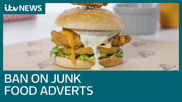 'Fast food adverts set to be banned before 9pm | ITV News'