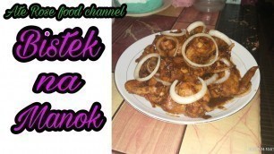 'GAWIN NATING BISTEK ANG MANOK || Ate Rose food channel'