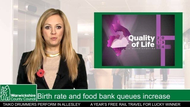 'Birth rate and food bank queues increase'