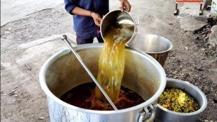 'Huge Veg. Indian Curry Making ! Famous Undhiyu of Gujarat | Indian Street Food'