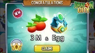 'Dragon City - Claims 3 Million Foods + Chillheart Dragon | ARENA REWARDS 