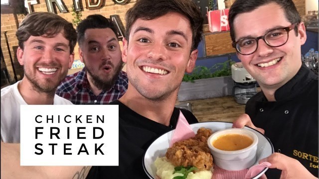 'Chicken Fried Steak made by BRITS! | SORTEDfood | 4th JULY | Tom Daley'