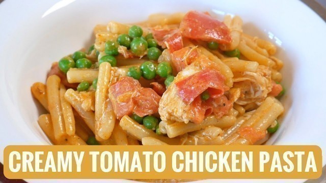 'Creamy Tomato Chicken Pasta Recipe - Yum It'