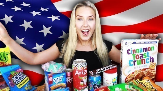 'AUSTRALIAN Tries AMERICAN Snacks!'