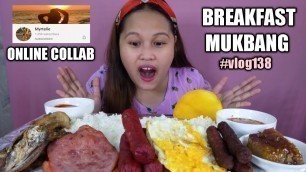 'PINOY BREAKFAST MUKBANG | COLLABORATION @Myrtelle| ALMUSAL MUKBANG'