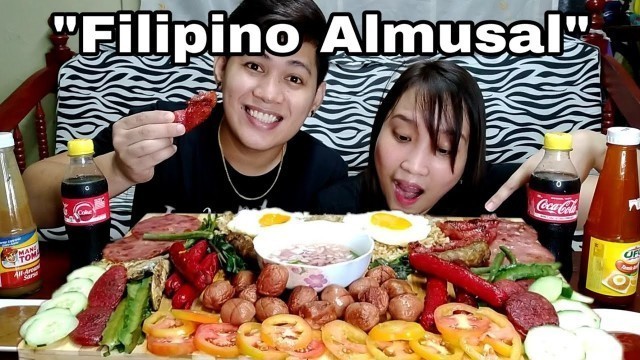 'PINOY ALMUSAL MUKBANG | FILIPINO BREAKFAST || albert&cindy'