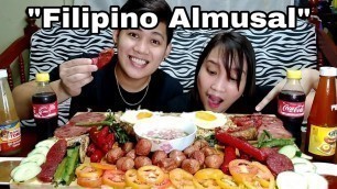 'PINOY ALMUSAL MUKBANG | FILIPINO BREAKFAST || albert&cindy'