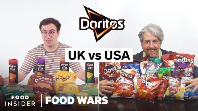 'US vs UK Doritos Chips | Food Wars'