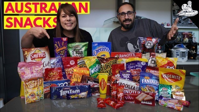 'AMERICANS TRY AUSTRALIAN SNACKS & TREATS!'