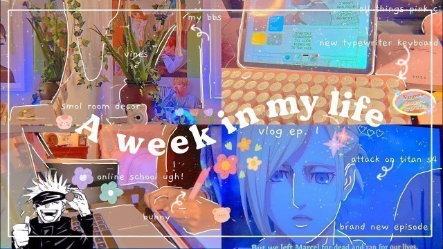 '☕️ a week in a life:: watching anime 