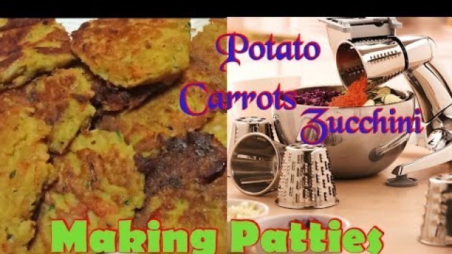 'Making Patties Using The Salad Master Food Processor'