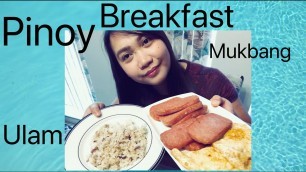 'PINOY ALMUSAL MUKBANG | FILIPINO BREAKFAST MUKBANG'