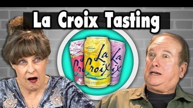 'Elders Vs. Food | LA CROIX TASTING (17 FLAVORS!)'