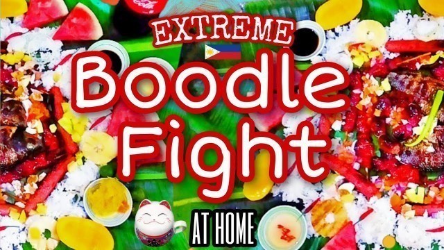 'How to prepare for boodle fight? | EXTREME Boodle Fight at Home |  Cooking 123 Food Vlogs'