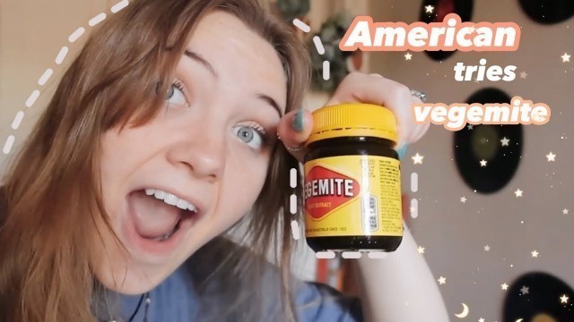 'AMERICAN TRIES AUSTRALIAN FOOD VEGEMITE'