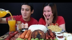 'MUKBANG : ULTIMATE FILIPINO BREAKFAST | PINOY ALMUSAL'