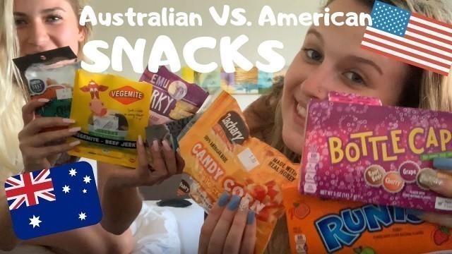 'AMERICAN Snacks Vs. AUSTRALIAN Snacks!'