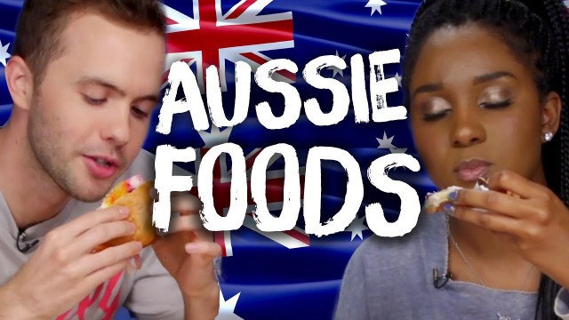 'Trying AUSTRALIAN Foods For The First Time!?! (Cheat Day)'