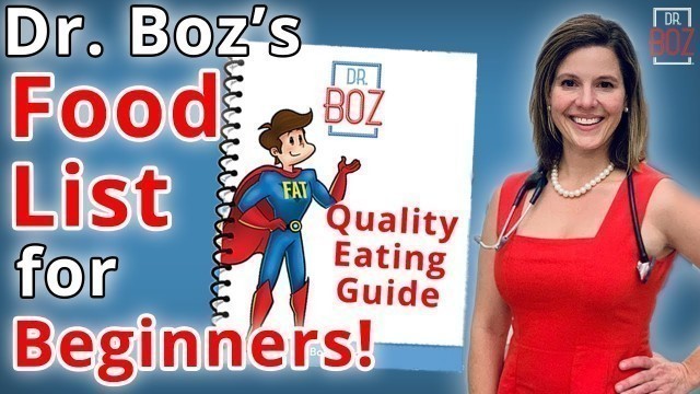 'Keto Food List for Beginners, the ultimate eating guide! - Dr. Boz'