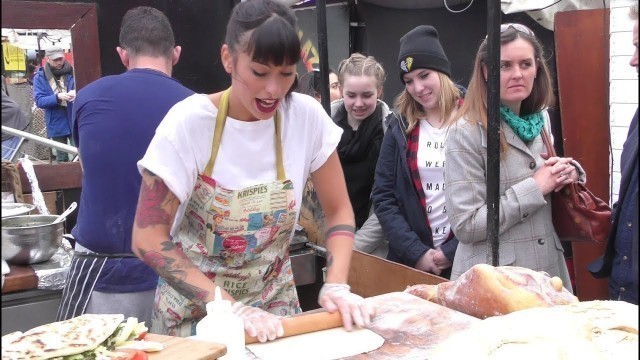 'Pretty Yummy Italian Piadina Wrap. London Street Food Camden Town'