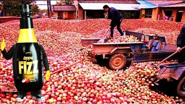 'देखिये Factory में कैसे बनाया जाता है Apple Juice (Fizz) || 10 Advance Food Manufacturing Machines'