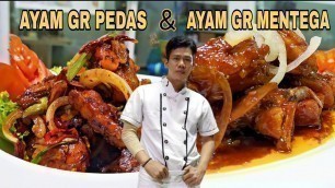 'Ayam goreng mentega, dan ayam goreng pedas, style Chinese food || ala nanang kitchen'