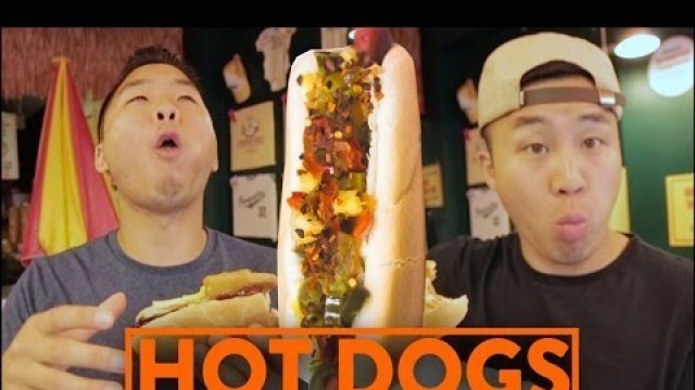 'CRAZY HOT DOG FLAVORS (Papaya King NYC) - Fung Bros Food'