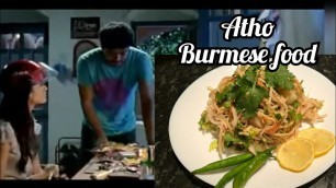 'Vijay\'s favourite food / Atho - Burmese food/ karthi\'s Kitchen/English subtitle'