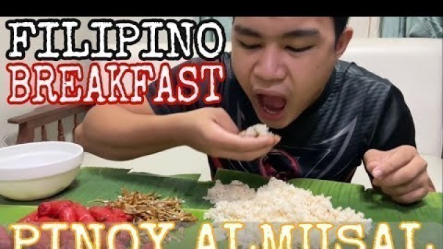 'SUPER PINOY ALMUSAL | FILIPINO BREAKFAST MUKBANG | FILIPINO FOOD MUKBANG'