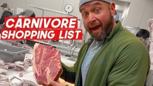 'Carnivore Food List | Mark \"Smelly\" Bell'