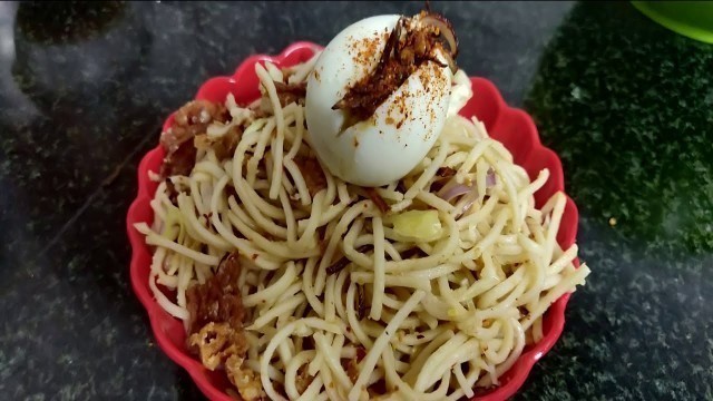 'Atho with Egg Masala | Burmese Food'