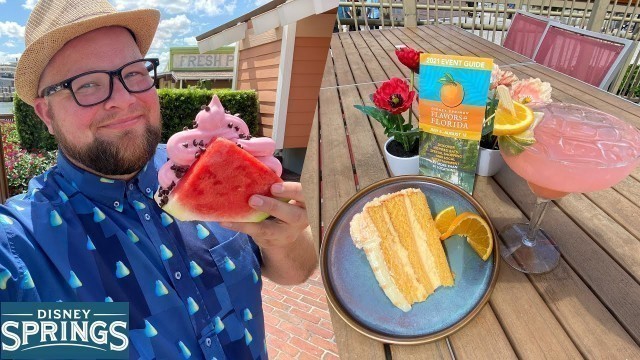 'Disney Springs Food 2021 | Flavors Of Florida Event | Watermelon Dole Whips & NEW Gideon’s Cookie'