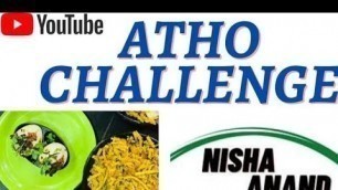 'Food challenge vlog | Atho Burmese food | Funny video'