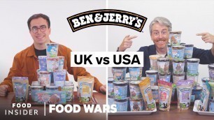 'US vs UK Ben & Jerry\'s | Food Wars'