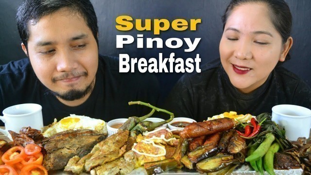 'Super Pinoy Breakfast / Filipino Breakfast Mukbang /Collaboration with @RUTOT Vlog'