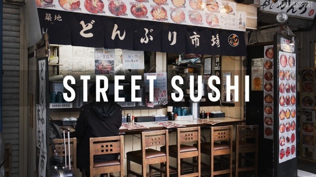 'Chirashi Sushi Stall in Tokyo\'s Tsukiji Market | Japanese Street Food'