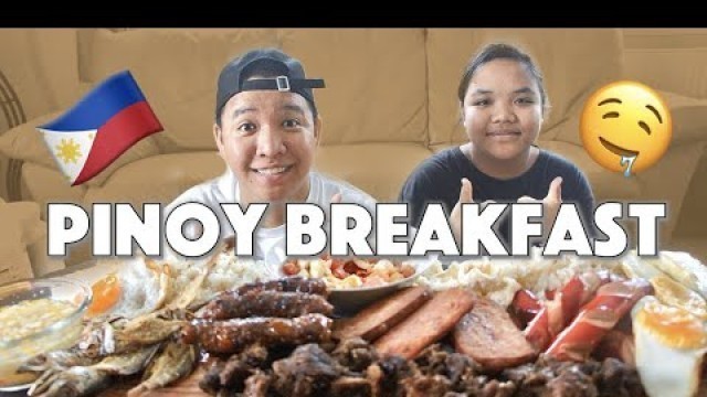 'THE BEST PINOY BREAKFAST MUKBANG (ITLOG, LONGGANISA, SPAM, TAPA, HOTDOG, DAING, SINANGAG) - JOCKBIN'