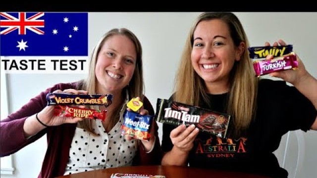 'AMERICANS TRY AUSTRALIAN SNACKS | TheChowDown'