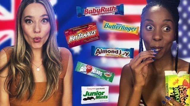 'Australian Tries American Candy for the First Time! (Cheat Day)'