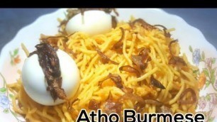 'Atho Burmese Food -Recipe 68'